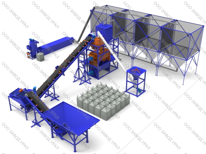 Оборудование для производства полистиролбетона